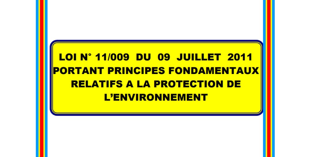 Quinze ans après la promulgation de la loi-cadre sur l'environnement : la RDC toujours en attente de son véritable décollage écologique