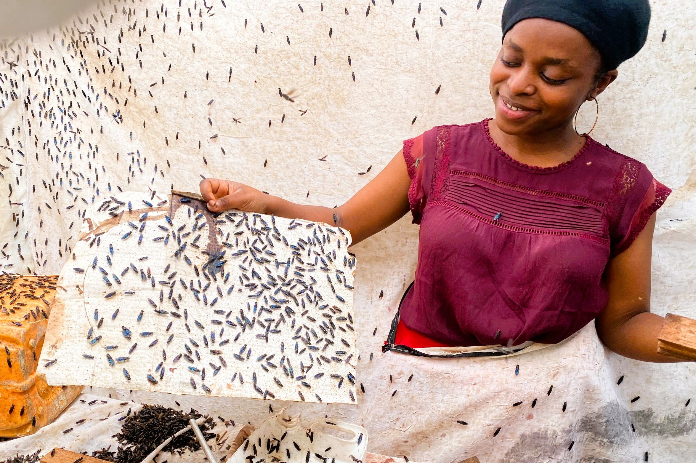 Au cœur de Bukavu,Joëlle transforme les déchets organiques en engrais pour les agriculteurs